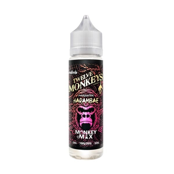 12 Monkeys Harambae-50ml Shortfill 12 Monkeys Harambae-50ml Shortfill-0 mg