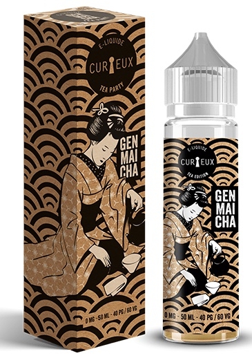 Curieux Genmaicha Ansicht Flasche Curieux Genmaicha