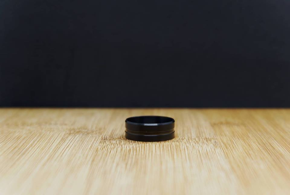 Divine Mods Kaiju RDA Beauty Ring Black Ultem Divine Mods Kaiju RDA Beauty Ring-Gun Metal