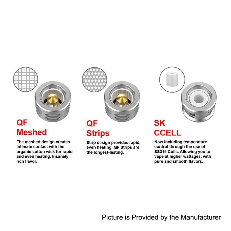 Vaporesso SKRR Tank Ersatzcoils alle Vaporesso SKRR Tank Ersatzcoils-0.15 Ohm QF Strip