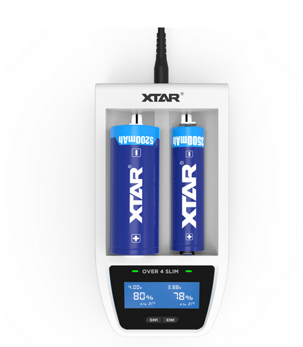 Xtar Over 4 Slim von oben