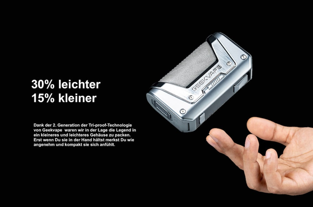 Geekvape Aegis Legend 2 Akkuträger gewicht