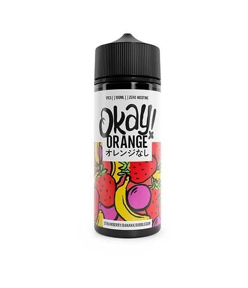 Okay! Orange Strawberry/Banana/Bubblegum Ansicht Flasche