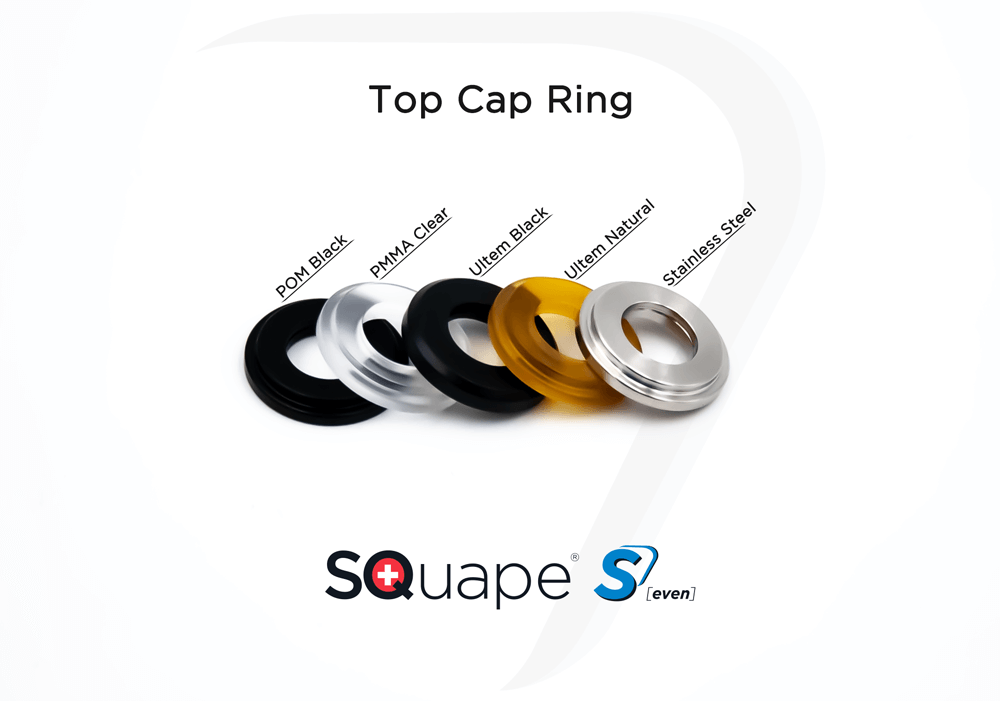 Stattqualm Squape S[even] RDA Top Cap Ring
