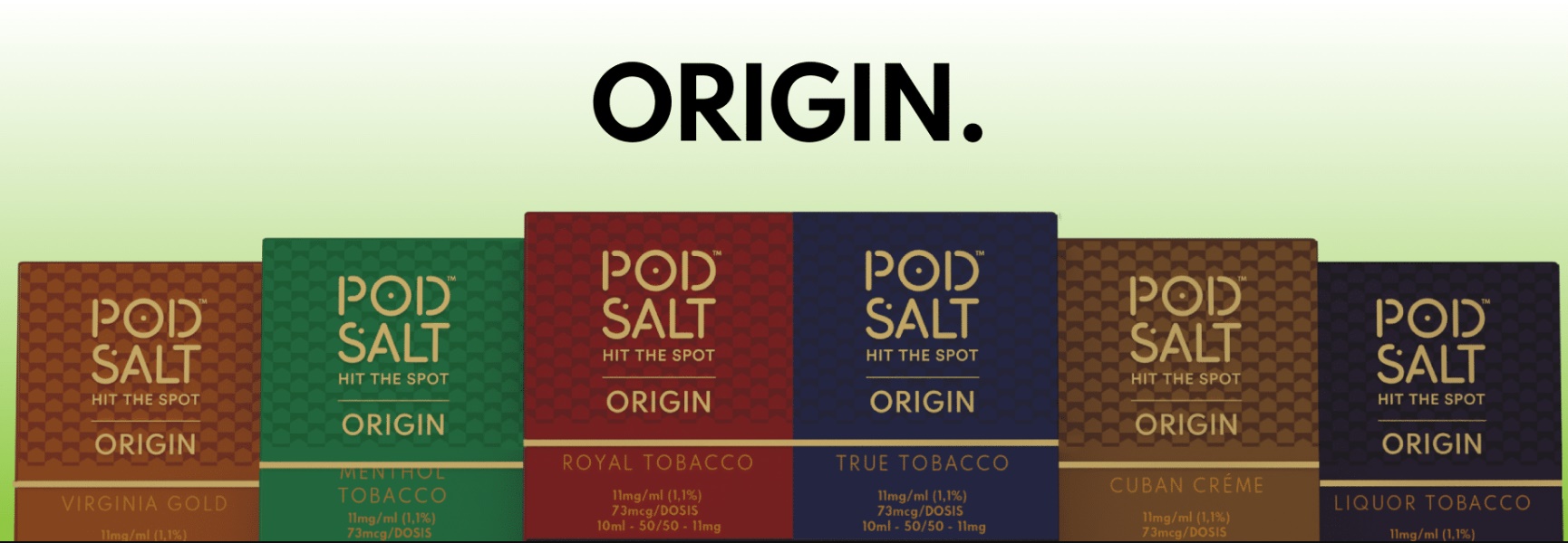 Pod Salt Origin Nicsalt