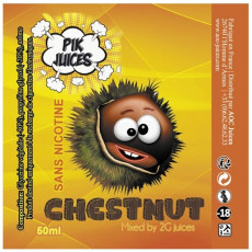 Pik Juices Chestnut Label