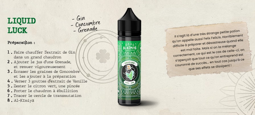 Al-Kimiya Liquid Luck Rezeptur