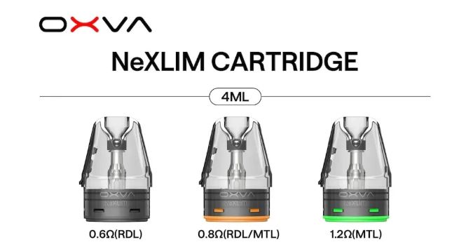 OXVA NeXlim 4ml Top Fill Pod OXVA NeXlim 4ml Top Fill Pod